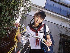 Japanese Schoolgirl Alice Ogura 小倉ありす:女子高生コスプレ幼い